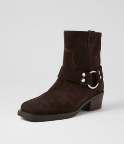 HARLEE MO DEEP BROWN SUEDE