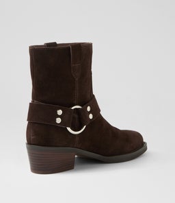 HARLEE MO DEEP BROWN SUEDE