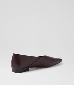 OREANA MO BURGUNDY LEATHER