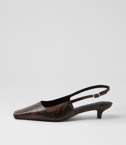 YAELS MO BROWN MULTI SNAKE LEATHER