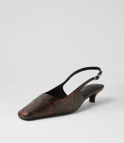 YAELS MO BROWN MULTI SNAKE LEATHER