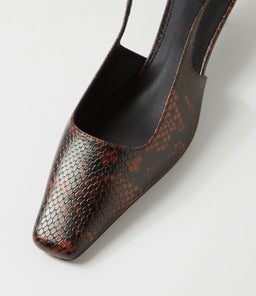 YAELS MO BROWN MULTI SNAKE LEATHER