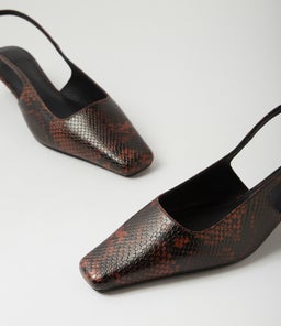 YAELS MO BROWN MULTI SNAKE LEATHER