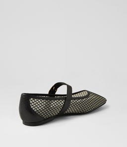 TARTINA MO BLACK MESH LEATHER