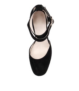 ANSA BLACK SUEDE