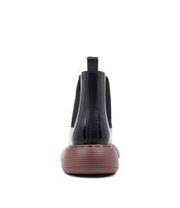 MELISSA STEP BOOT AD MY BLACK BRONZE PVC