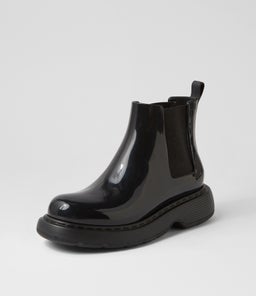 MELISSA STEP BOOT AD MY BLACK PVC