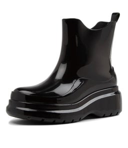 MELISSA GRIP BOOT AD MY BLACK PVC