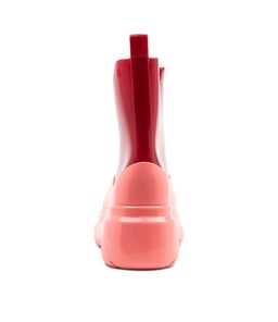 MELISSA GRIP BOOT AD MY RED PINK PVC