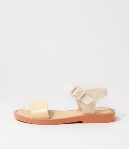 MELISSA MAR SANDAL II MY BEIGE YELLOW PVC