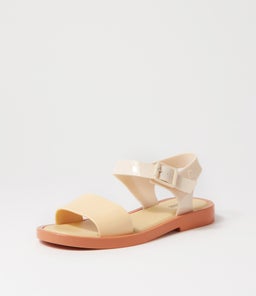 MELISSA MAR SANDAL II MY BEIGE YELLOW PVC