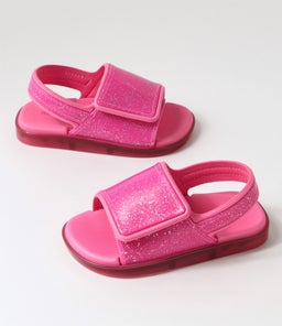 MELISSA BRAVE TOT MY GLITTER PINK PVC