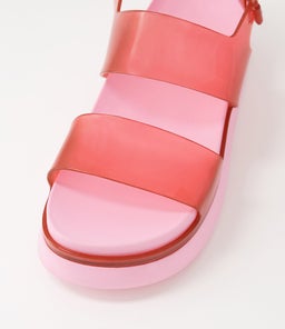 MELISSA COSMIC SANDAL MY RED PINK PVC