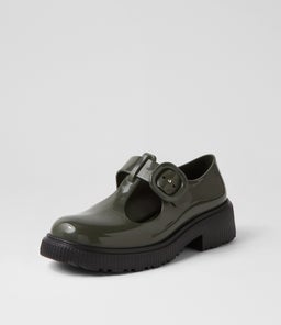 MELISSA JACKIE MY BLACK GREEN PVC