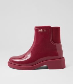 MELISSA CHELSEA BOOT AD MY WINE PVC