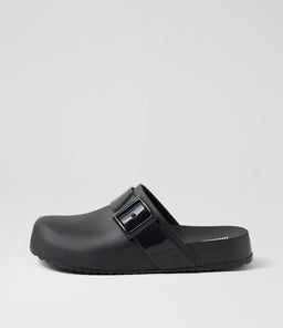 MELISSA COZY CLOG AD MY BLACK PVC