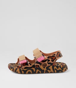 MELISSA MIX AD MY BEIGE BLACK LEOPARD PVC