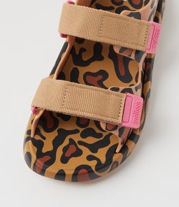 MELISSA MIX AD MY BEIGE BLACK LEOPARD PVC