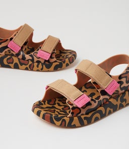 MELISSA MIX AD MY BEIGE BLACK LEOPARD PVC