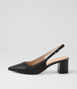 PATRICIA NU BLACK LEATHER