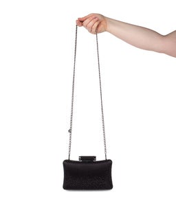 RHIANNA OL BLACK SATIN
