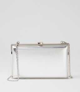 LUCY CLUTCH OL SILVER SMOOTH