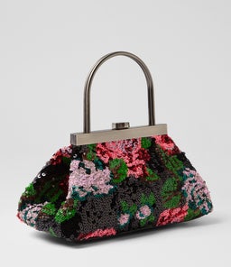 AUDREY CLUTCH OL BLACK SEQUIN