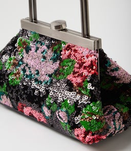 AUDREY CLUTCH OL BLACK SEQUIN
