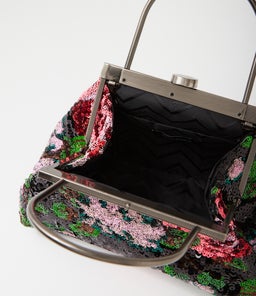 AUDREY CLUTCH OL BLACK SEQUIN