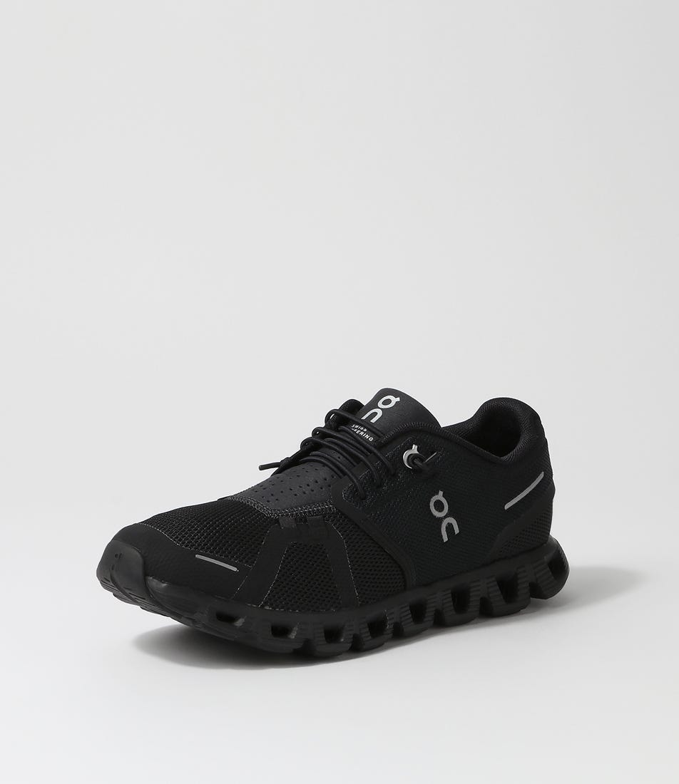 Black online mesh sneakers