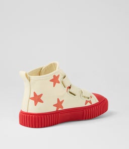 ORIGINAL HIGH TOP TOT PC BY BILLE RED STAR CANVAS