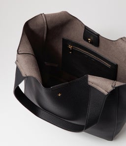 TAYLA PJ BLACK PEBBLE SMOOTH