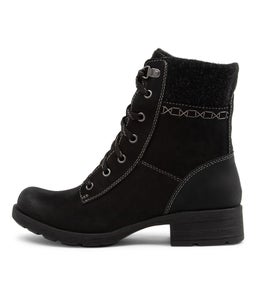 ROWAN PL BLACK NUBUCK