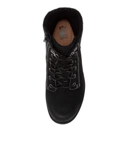 ROWAN PL BLACK NUBUCK