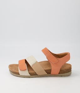 ORLENE PL PEACH MULTI NUBUCK