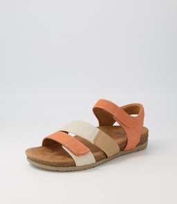 ORLENE PL PEACH MULTI NUBUCK