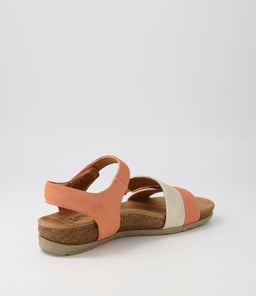 ORLENE PL PEACH MULTI NUBUCK