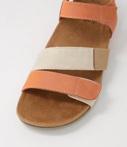 ORLENE PL PEACH MULTI NUBUCK