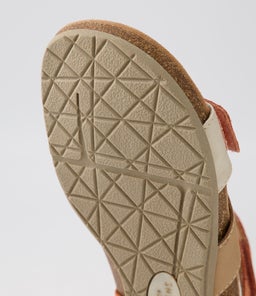 ORLENE PL PEACH MULTI NUBUCK