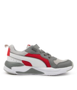372921 X RAY V PS JNR PM GRAY VIOLET WHITE RED SMOOTH