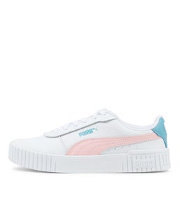 386185 CARINA 2.0 JR PM WHITE BLOSSOM AQUA LEATHER