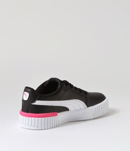 386186 CARINA 2.0 PS JR PM BLACK WHITE LEATHER