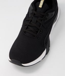 386274 ZORA W PM BLACK BLACK GOLD MESH