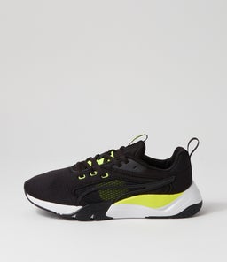 386274 ZORA W PM BLACK BLACK LIME MESH