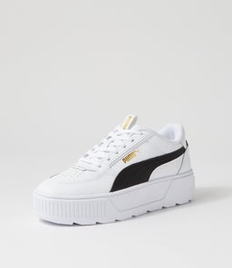 387212 KARMEN REBELLE W PM WHITE BLACK LEATHER