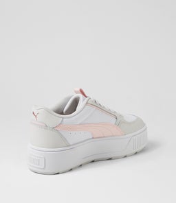 387212 KARMEN REBELLE W PM WHITE PINK GRAY LEATHER