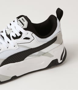 389289 TRINITY PM WHITE BLACK COOL LIGHT GRAY LEATHER