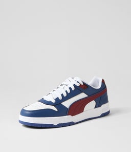 386373 RBD GAME LOW M PM WHITE RED CLYDE ROYAL GOLD LEATHER
