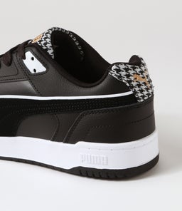 389321 RBD GAME LOW H PM BLACK WHITE GOLD LEATHER