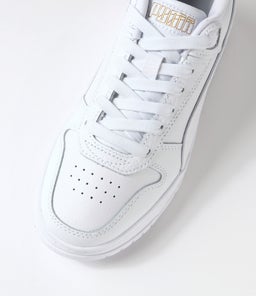 387350 RBD GAME LOW JNR PM WHITE WHITE LEATHER